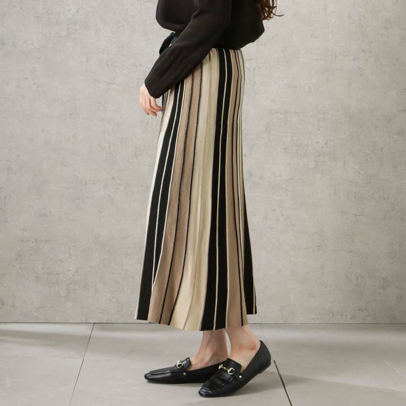 [期間限定価格]NAVY ラインスカート レディース商品画像-6