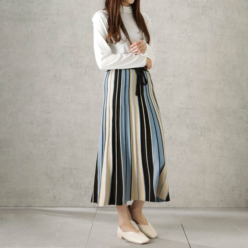 NAVY ラインスカート レディース商品画像-9