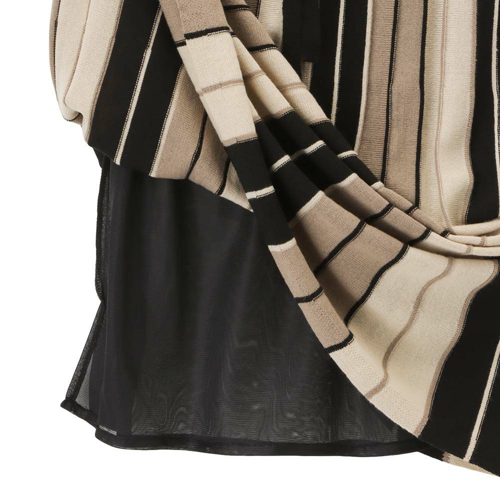 NAVY ラインスカート レディース