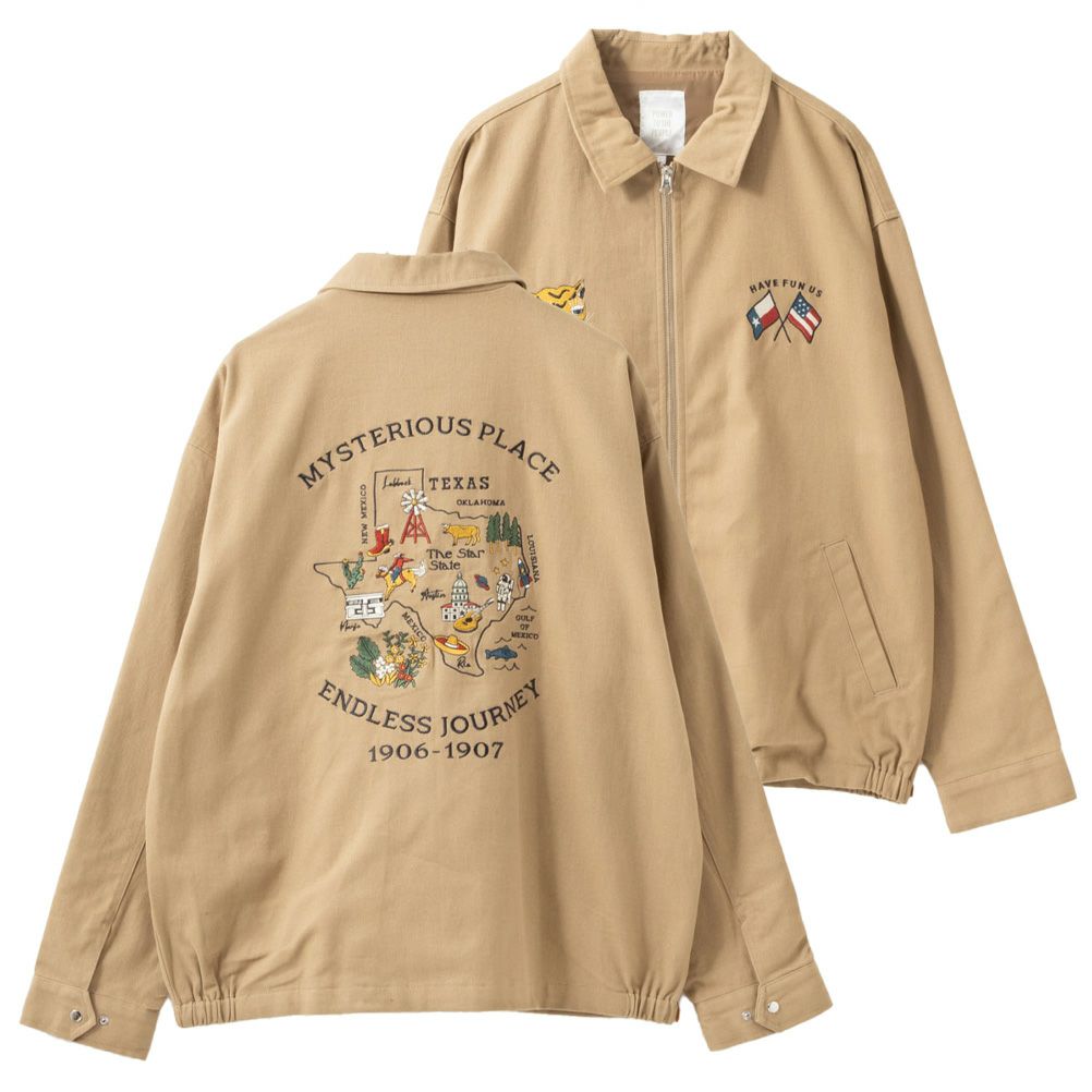 【オンラインストア限定】POWER TO THE PEOPLE 刺繍ジャケット メンズ商品サムネイル-1