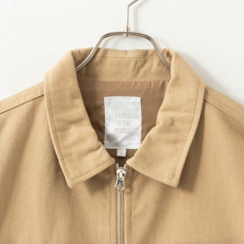 POWER TO THE PEOPLE 刺繍ジャケット メンズ