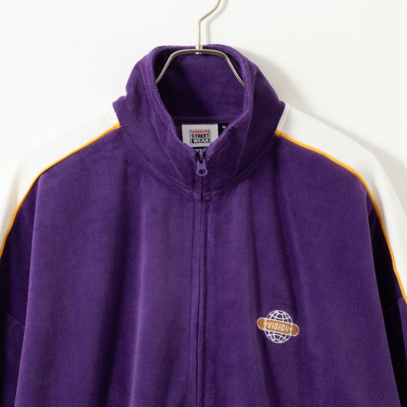 [期間限定価格]【オンラインストア限定】VISION STREET WEAR ベロアトラックジャケット メンズ商品画像-6