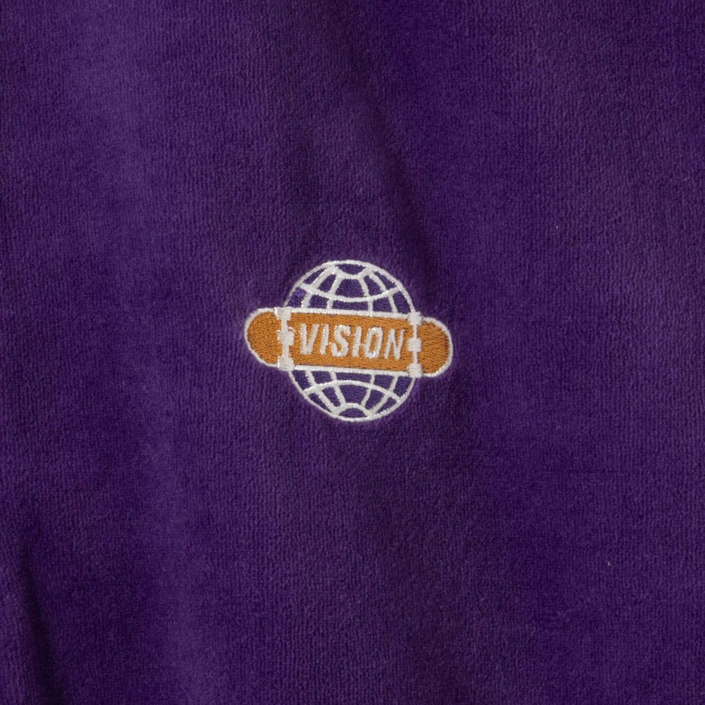 VISION STREET WEAR ベロアトラックジャケット メンズ