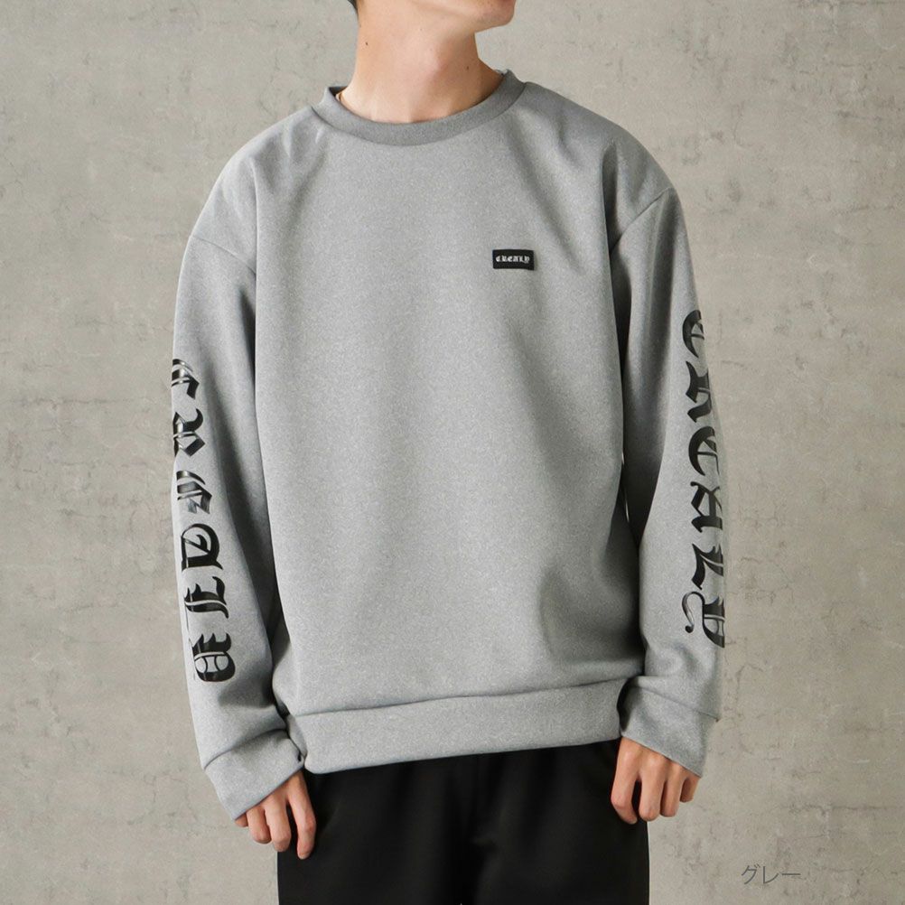 CREALY ポンチ素材 トレーナー メンズ