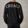 CREALY ポンチ素材 トレーナー メンズ
