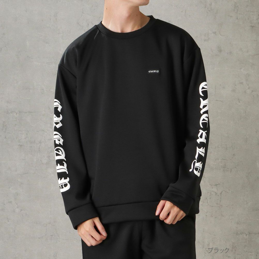 CREALY ポンチ素材 トレーナー メンズ