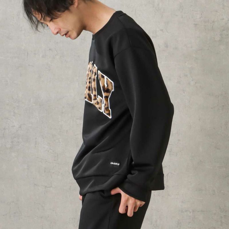 【オンラインストア限定】CREALY ポンチ素材 トレーナー メンズ商品画像-9