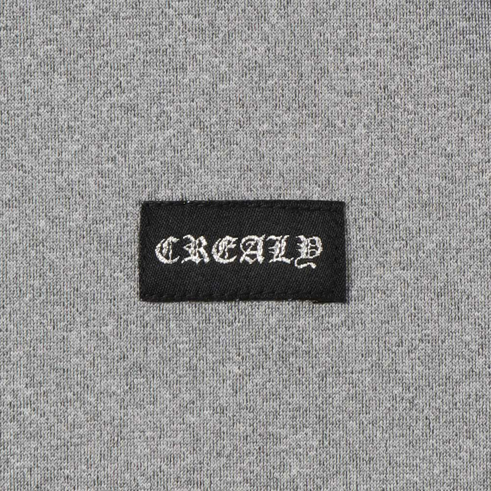 CREALY ポンチ素材 トレーナー メンズ