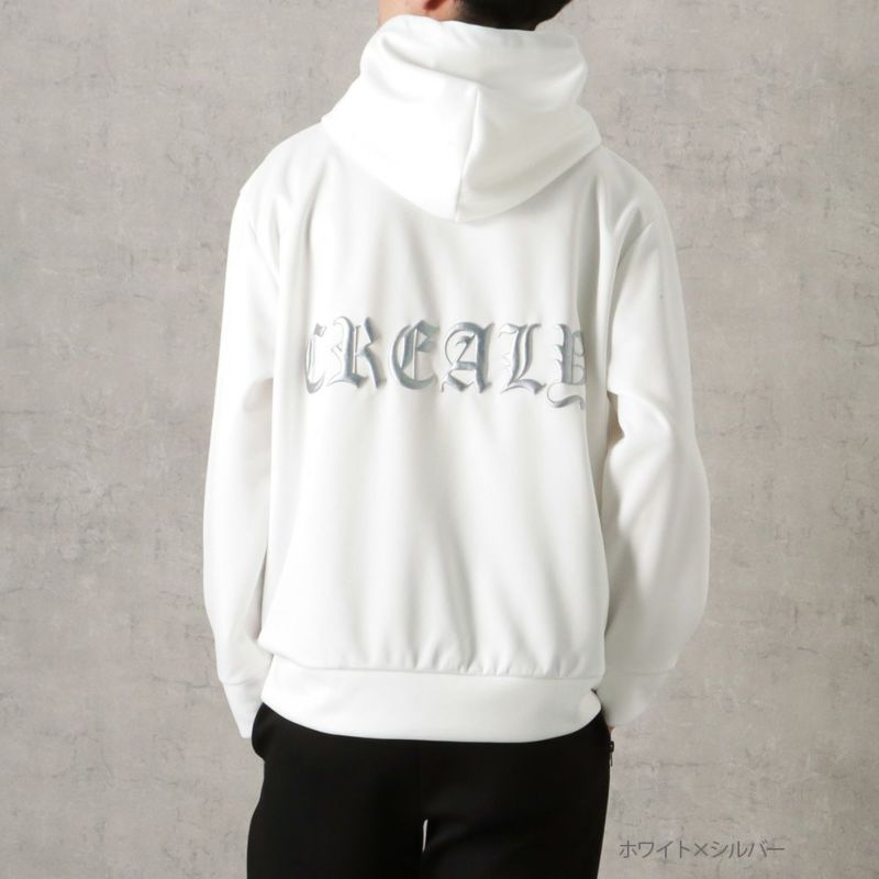 [期間限定価格]【オンラインストア限定】CREALY ポンチ素材 プルオーバーパーカー メンズ商品画像-3