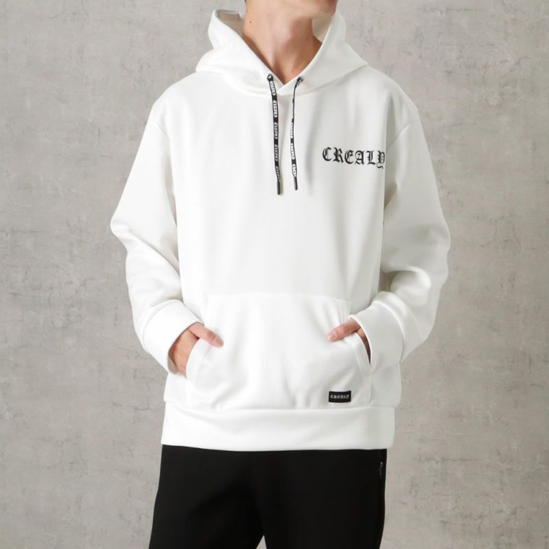 [期間限定価格]【オンラインストア限定】CREALY ポンチ素材 プルオーバーパーカー メンズ商品画像-4