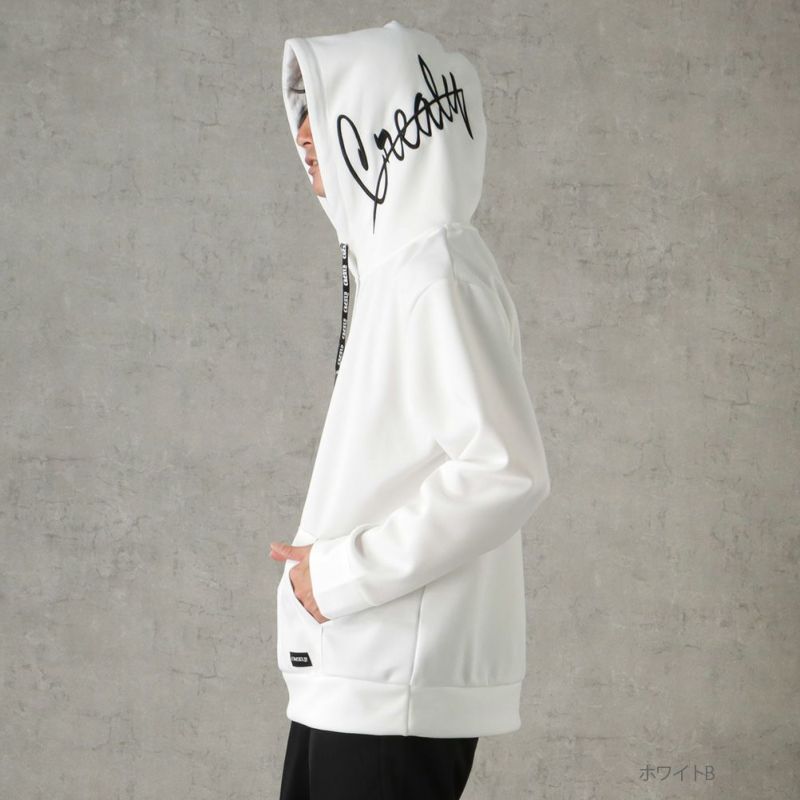 [期間限定価格]【オンラインストア限定】CREALY ポンチ素材 プルオーバーパーカー メンズ商品画像-5