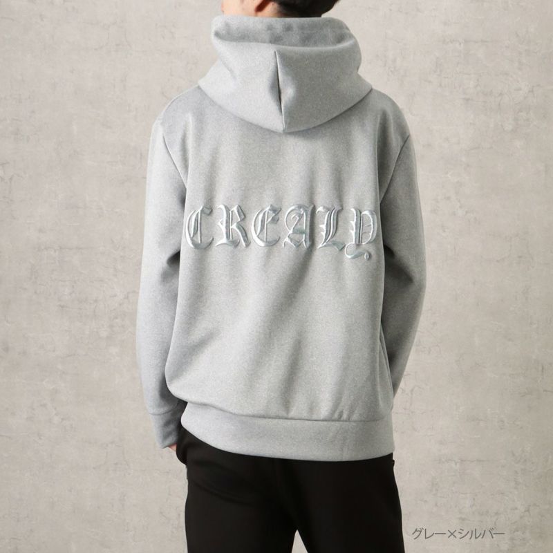 [期間限定価格]【オンラインストア限定】CREALY ポンチ素材 プルオーバーパーカー メンズ商品画像-6