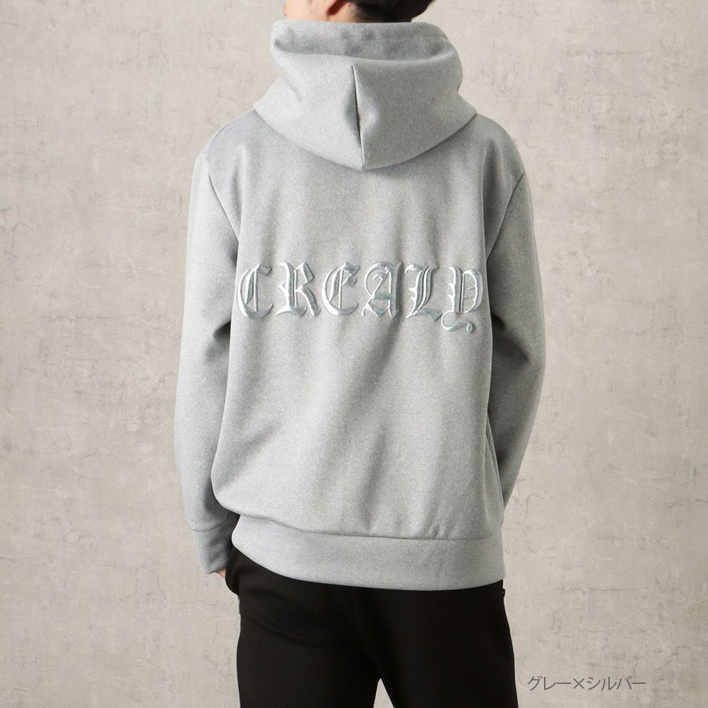 [期間限定価格]【オンラインストア限定】CREALY ポンチ素材 プルオーバーパーカー メンズ商品サムネイル-6