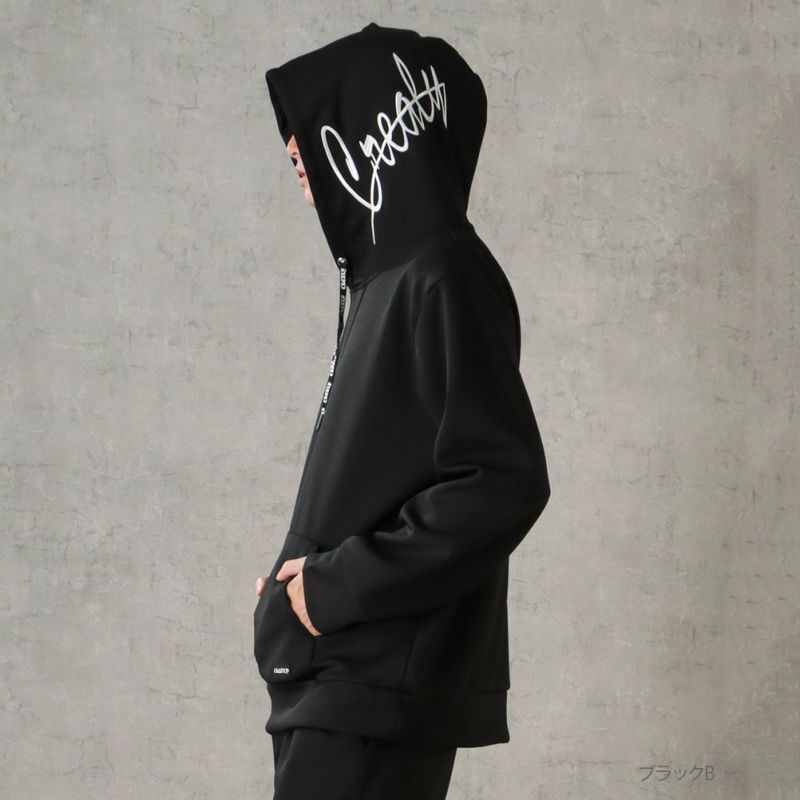 [期間限定価格]【オンラインストア限定】CREALY ポンチ素材 プルオーバーパーカー メンズ商品画像-8