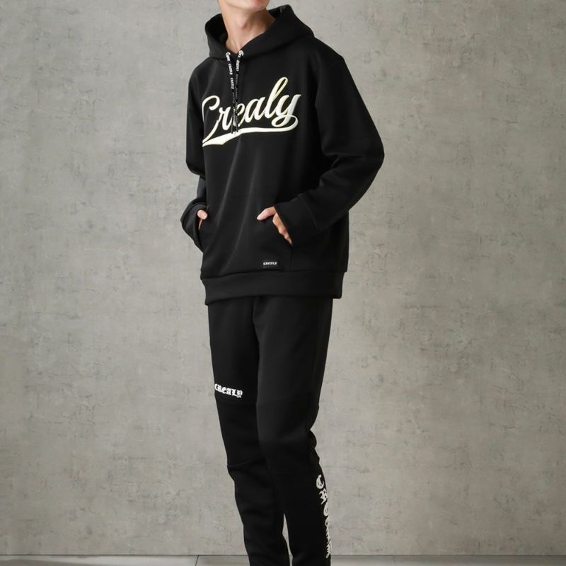 [期間限定価格]【オンラインストア限定】CREALY ポンチ素材 プルオーバーパーカー メンズ商品画像-9