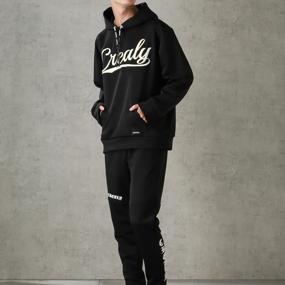 [期間限定価格]【オンラインストア限定】CREALY ポンチ素材 プルオーバーパーカー メンズ商品サムネイル-9