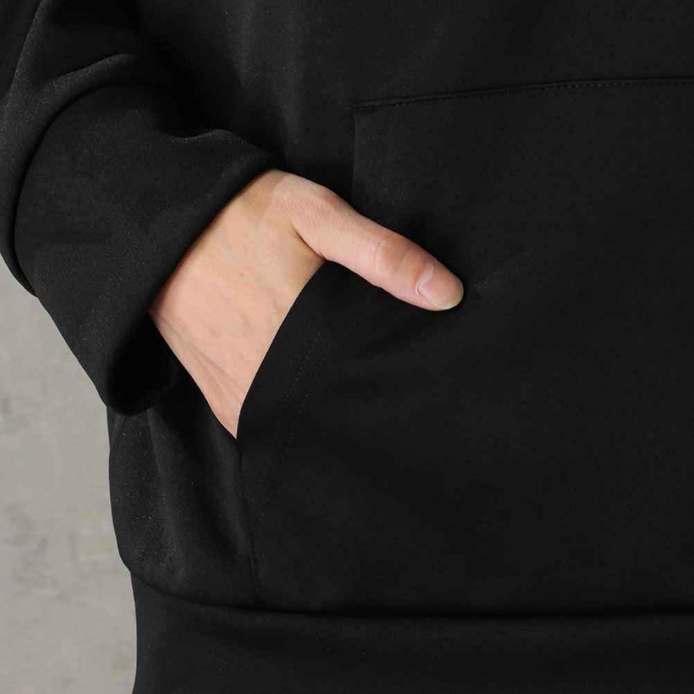 CREALY ポンチ素材 プルオーバーパーカー メンズ