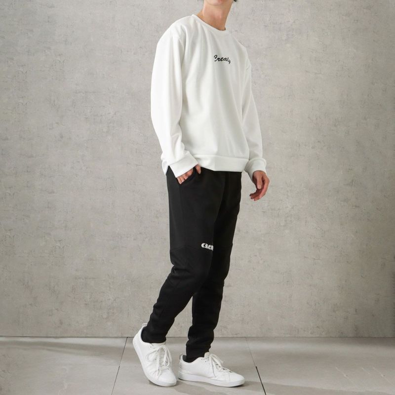 [期間限定価格]【オンラインストア限定】CREALY ポンチ素材 イージーパンツ メンズ商品画像-4