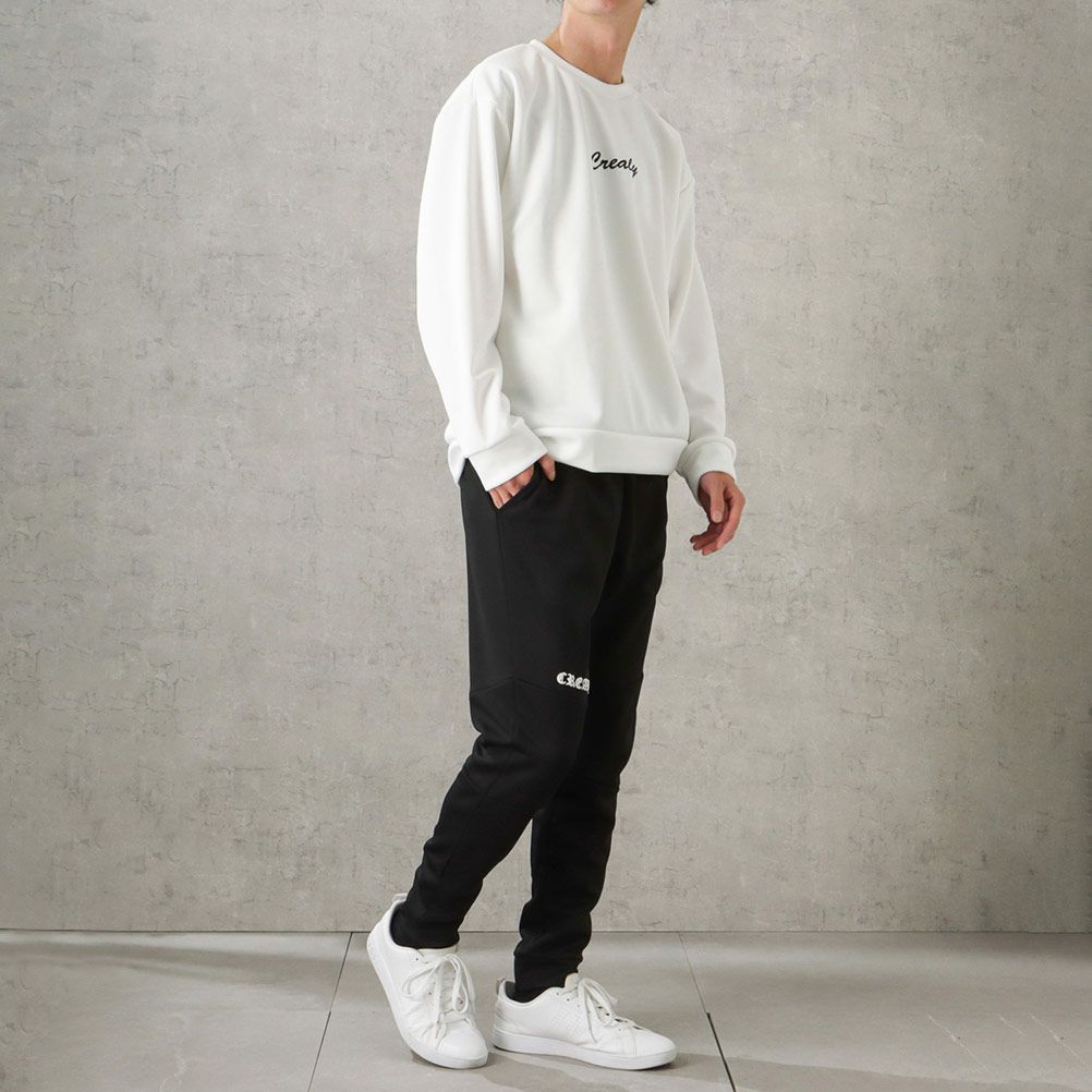 【オンラインストア限定】CREALY ポンチ素材 イージーパンツ メンズ商品サムネイル-4