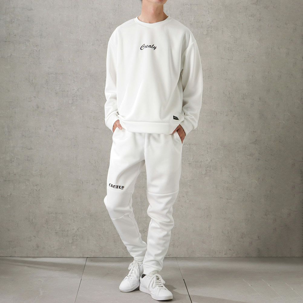 【オンラインストア限定】CREALY ポンチ素材 イージーパンツ メンズ商品画像-7