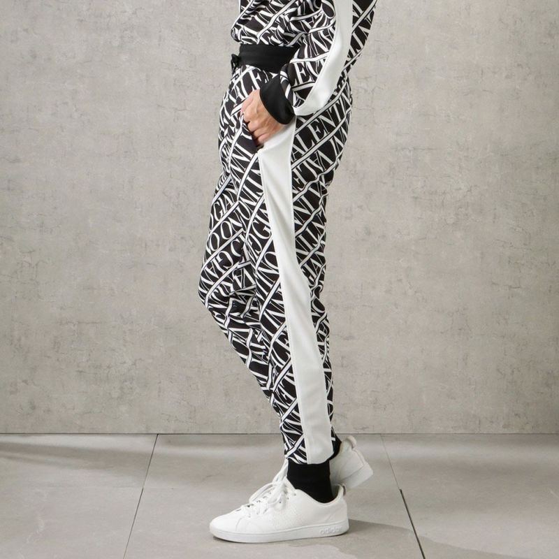 【オンラインストア限定】GIANNI VALENTINO ポンチ素材 総柄ジョガーパンツ メンズ商品画像-4