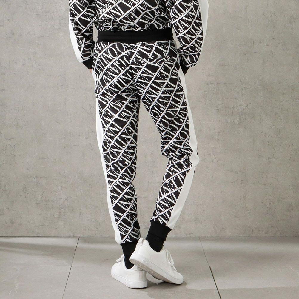 [期間限定価格]【オンラインストア限定】GIANNI VALENTINO ポンチ素材 総柄ジョガーパンツ メンズ商品サムネイル-5