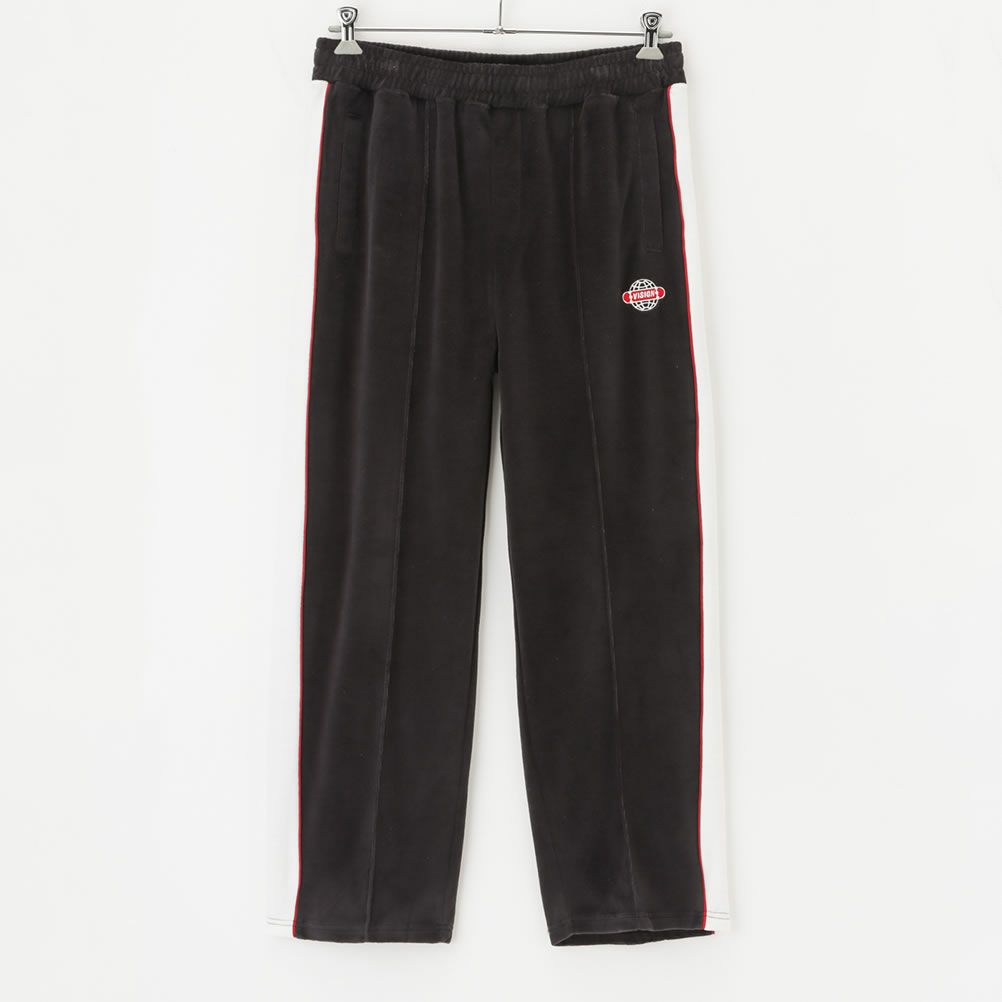 VISION STREET WEAR ベロアトラックパンツ メンズ