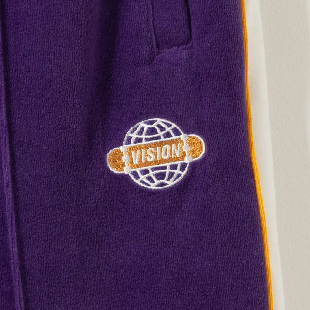 VISION STREET WEAR ベロアトラックパンツ メンズ