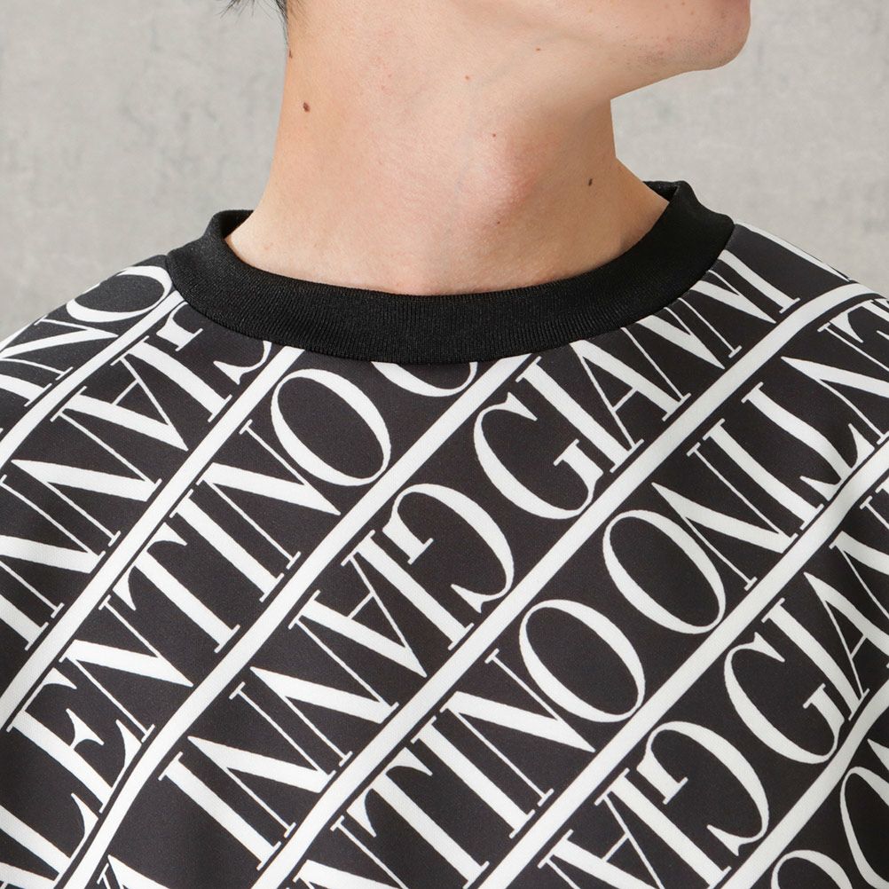 【オンラインストア限定】GIANNI VALENTINO ポンチ素材 総柄トレーナー メンズ商品サムネイル-7