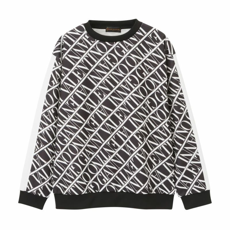 【オンラインストア限定】GIANNI VALENTINO ポンチ素材 総柄トレーナー メンズ商品画像-11