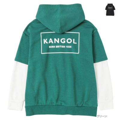 KANGOL フェイクレイヤードパーカー キッズ