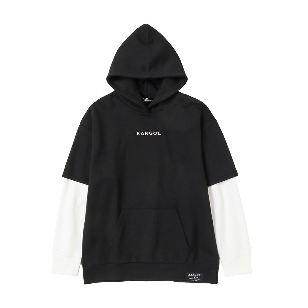 KANGOL フェイクレイヤードパーカー キッズ