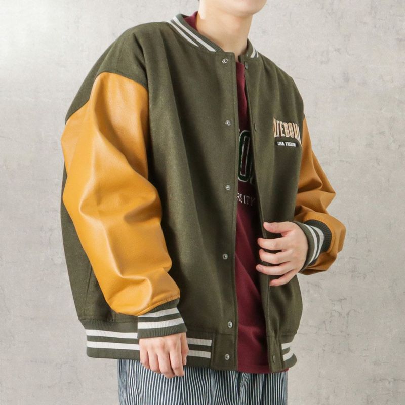 【オンラインストア限定】VISION STREET WEAR スケートボードロゴスタジャン メンズ商品画像-2