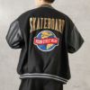 VISION STREET WEAR スケートボードロゴスタジャン メンズ