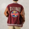 VISION STREET WEAR スケートボードロゴスタジャン メンズ