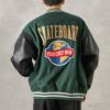VISION STREET WEAR スケートボードロゴスタジャン メンズ