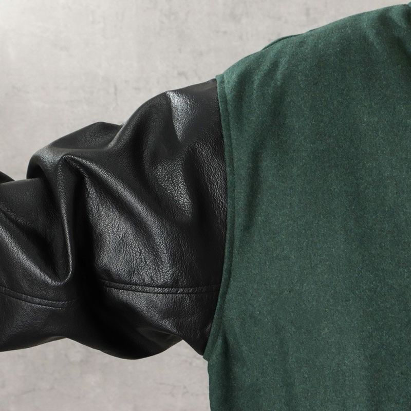 [期間限定価格]【オンラインストア限定】VISION STREET WEAR  マグロゴメルトンPUスタジャン メンズ商品画像-12