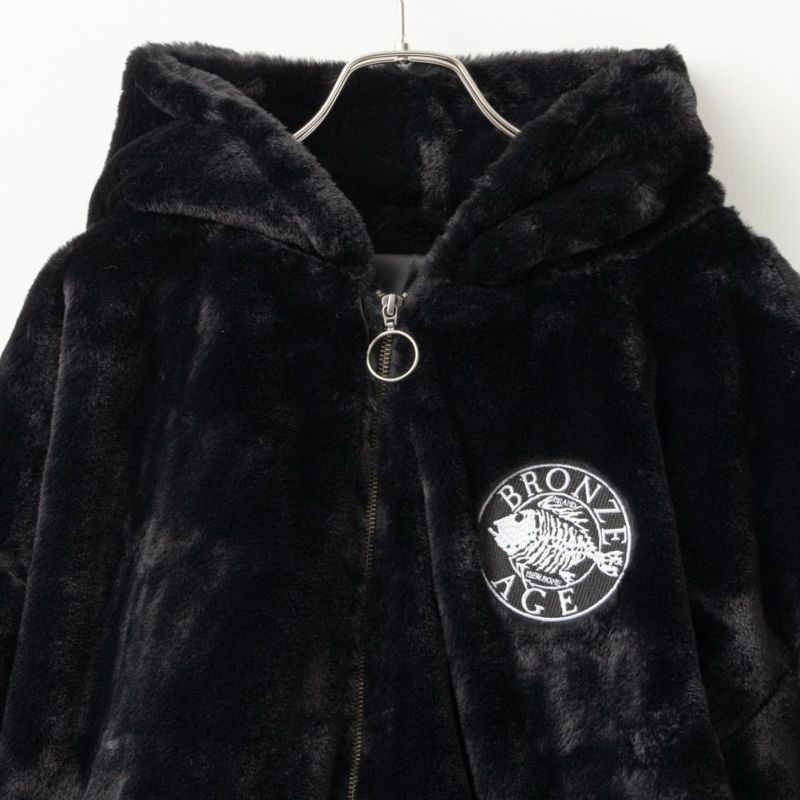[期間限定価格]【オンラインストア限定】BRONZE AGE フェイクファージップアップパーカー メンズ商品画像-4
