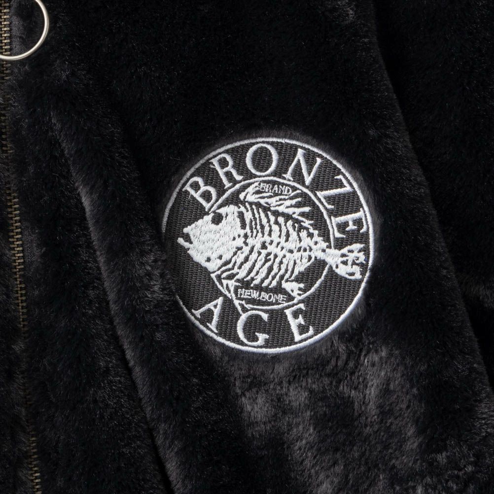 BRONZE AGE フェイクファージップアップパーカー メンズ