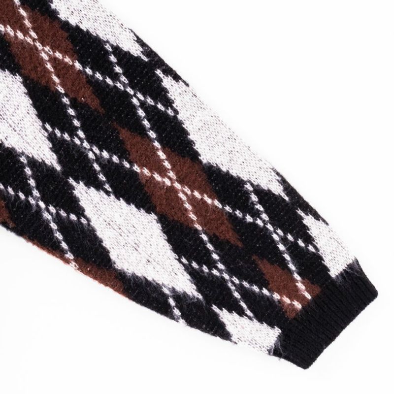 [期間限定価格]【オンラインストア限定】CREALY 総柄ニットVカーディガン メンズ商品画像-13