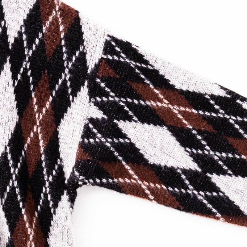 [期間限定価格]【オンラインストア限定】CREALY 総柄ニットVカーディガン メンズ商品画像-15