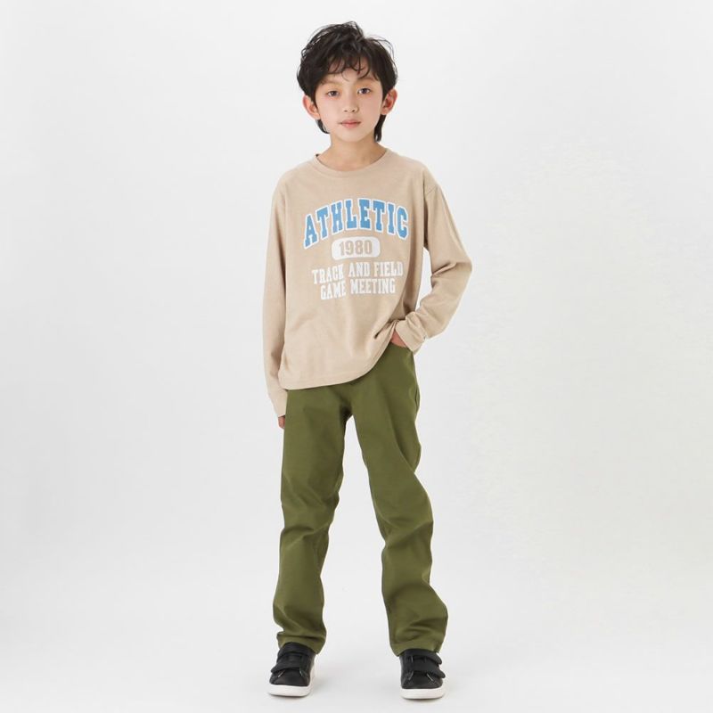 NAVY ストレッチカラーストレートパンツ キッズ