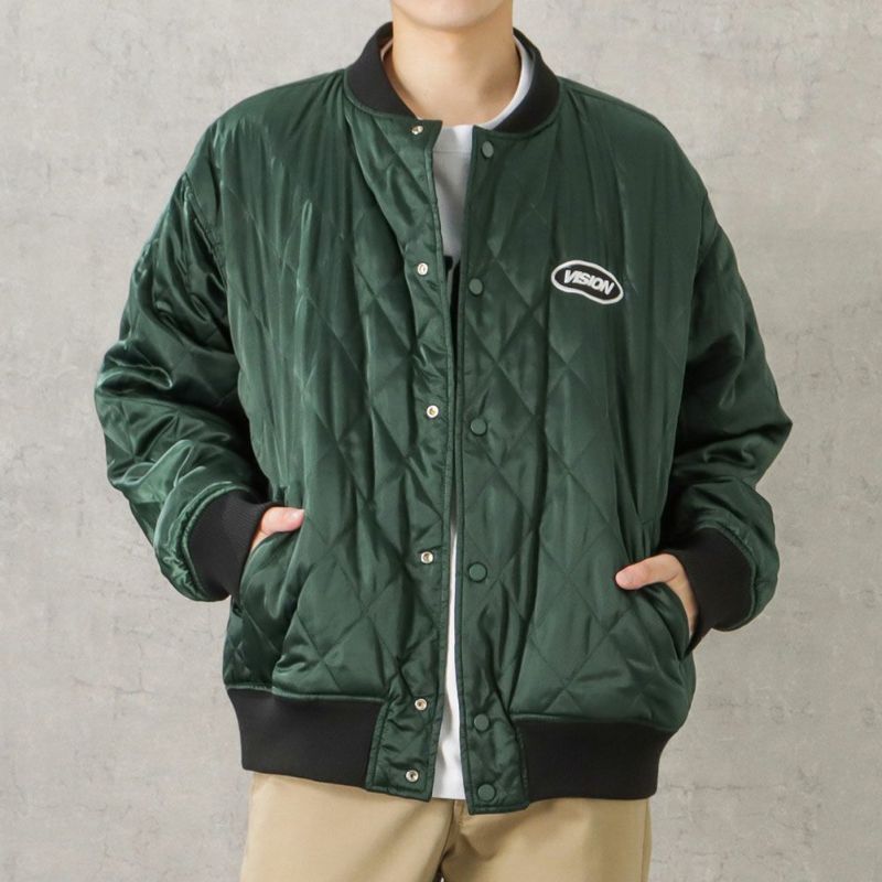 [期間限定価格]VISION STREET WEAR 中綿サテンブルゾン メンズ商品画像-3