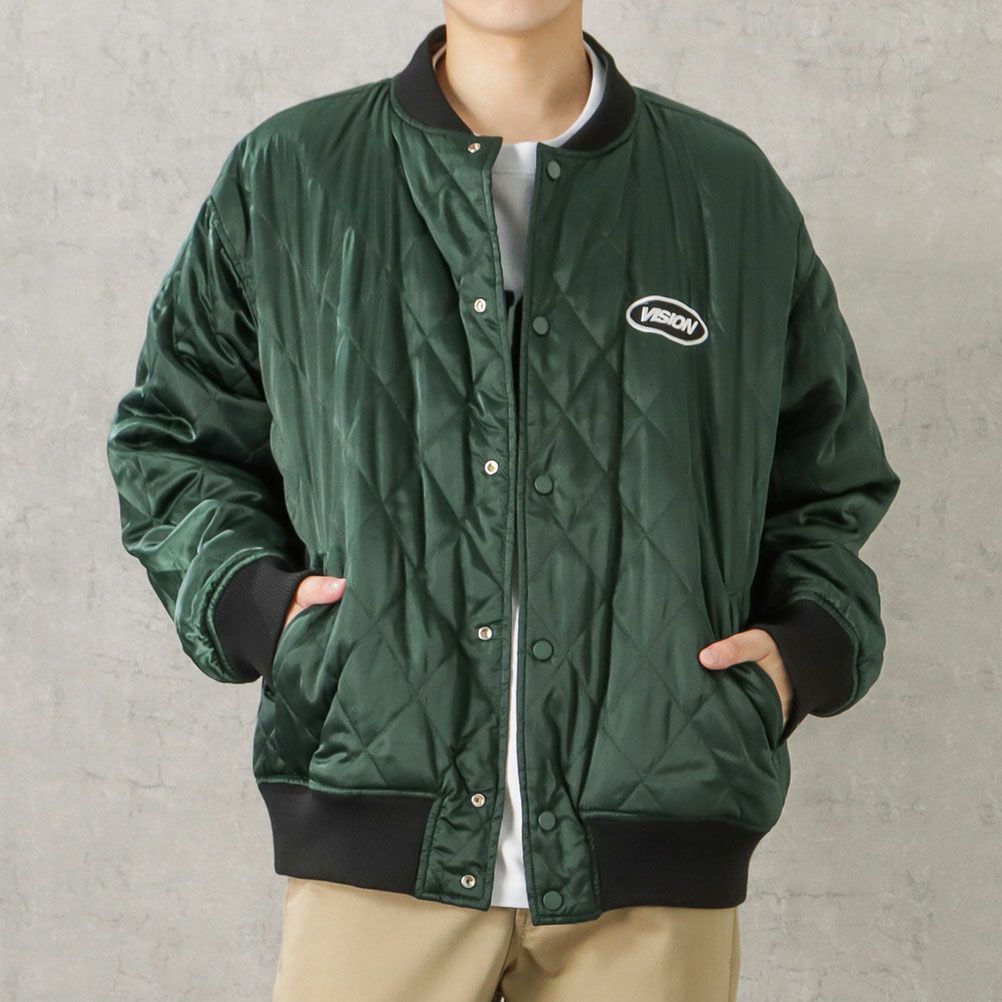 [期間限定価格]VISION STREET WEAR 中綿サテンブルゾン メンズ商品画像-3