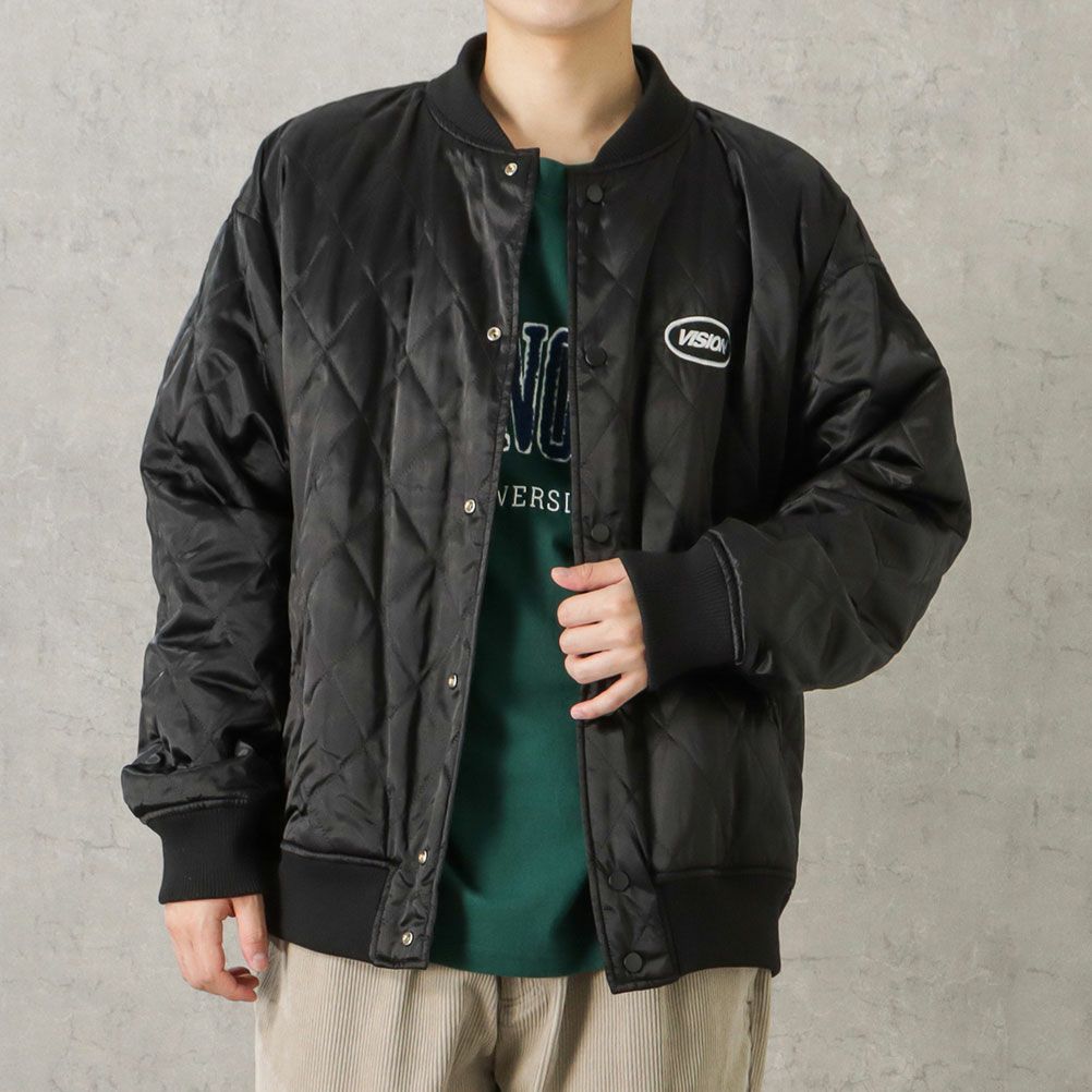 VISION STREET WEAR 中綿サテンブルゾン メンズ