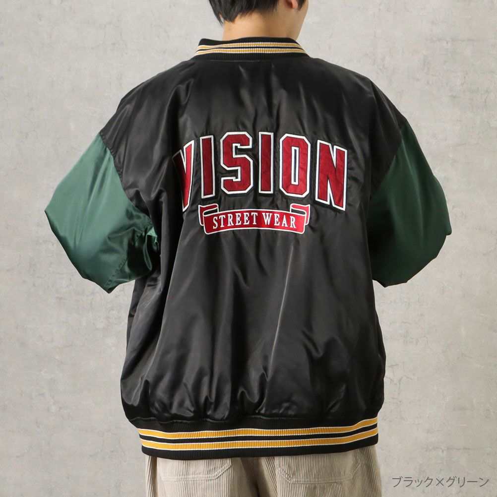[期間限定価格]VISION STREET WEAR 中綿サテンブルゾン メンズ商品サムネイル-7