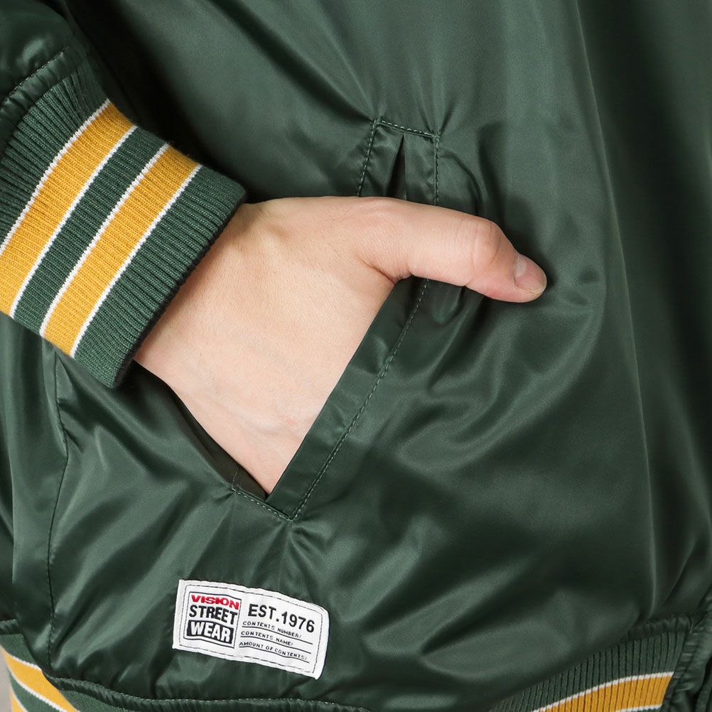 [期間限定価格]VISION STREET WEAR 中綿サテンブルゾン メンズ商品サムネイル-14