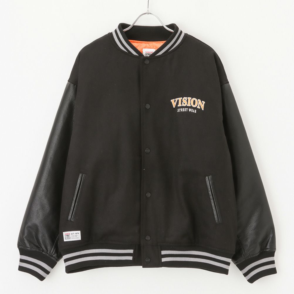 【オンラインストア限定】VISION STREET WEAR サガラ刺繍メルトンPUスタジャン メンズ商品サムネイル-8