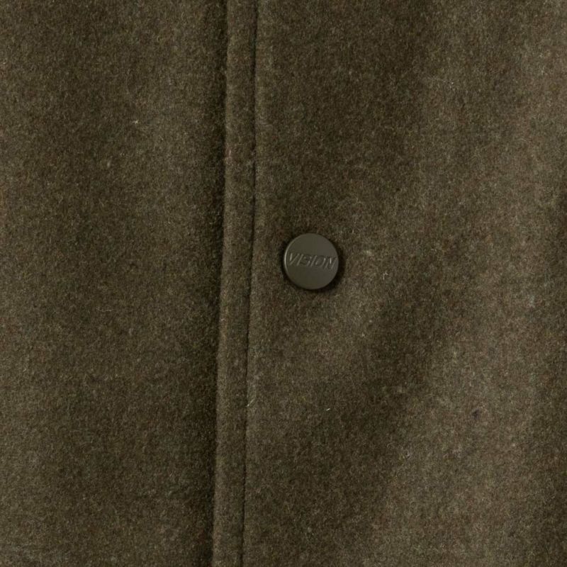 [期間限定価格]【オンラインストア限定】VISION STREET WEAR サガラ刺繍メルトンPUスタジャン メンズ商品画像-16