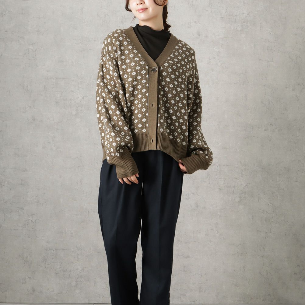 [期間限定価格]Howdy Marie ジャガードニットカーディガン レディース商品サムネイル-8